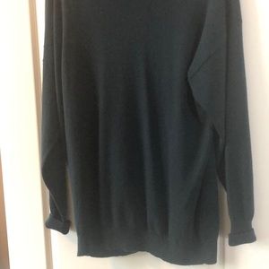 Cashmere pullover sweater. Medium. Dark teal